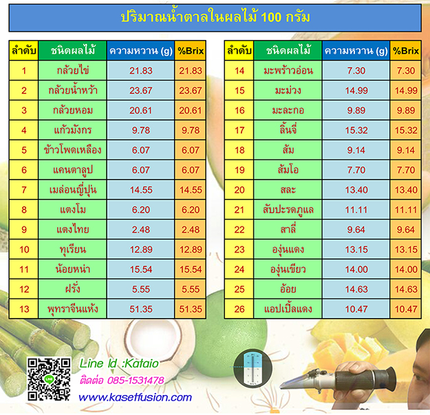 ตารางน้ำตาล-12