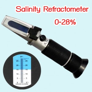 0-28 ppt เครื่องวัดความเค็ม salinity meter